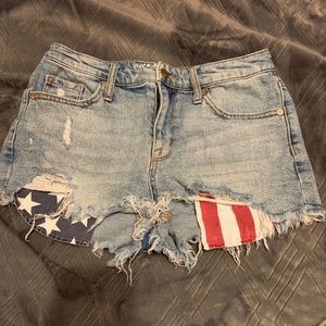 USA light wash Jean shorts